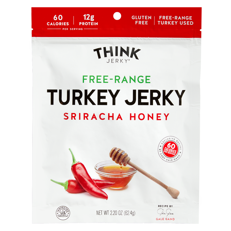 Think Jerky Sriracha Honey Free Range Turkey Jerky 2.2oz