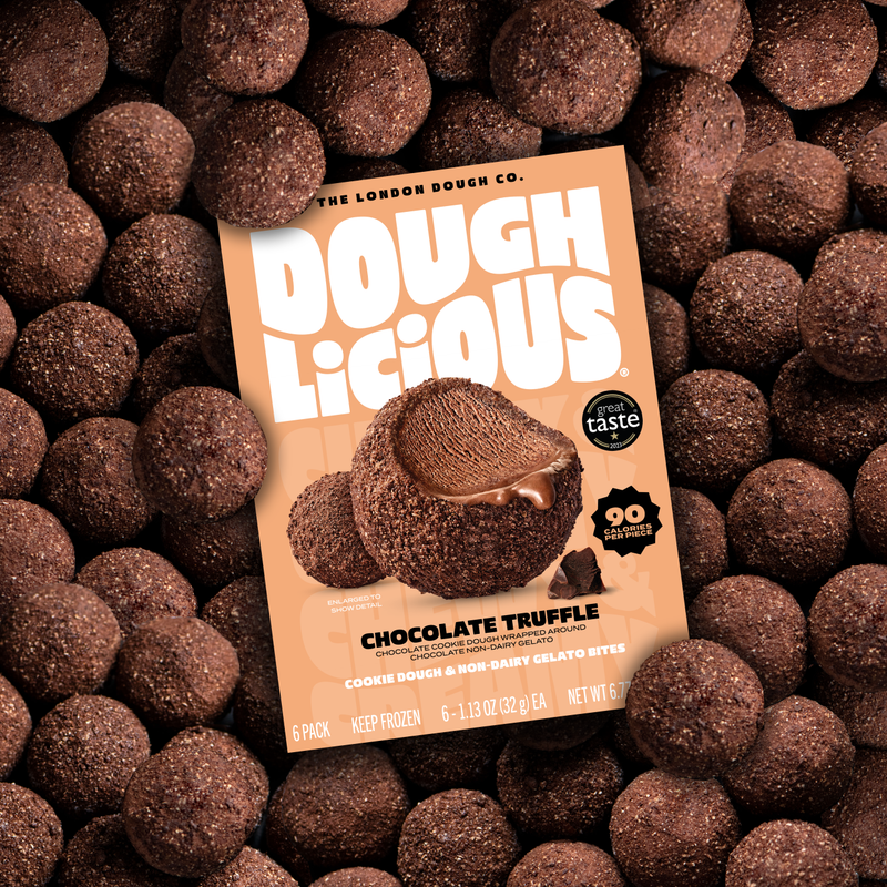 Doughlicious Chocolate Truffle Cookie Dough & Gelato Bites