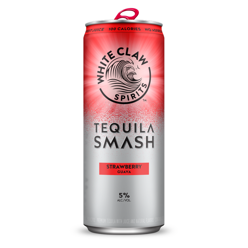 White Claw Tequila + Soda Smash Strawberry Guava 12oz Can 4.5% ABV