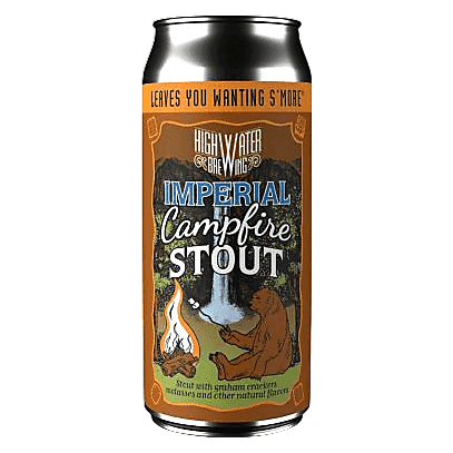 High Water Brewing Imperial Campfire Stout Single 16oz Can