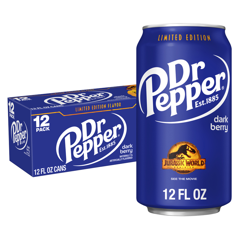 Dr Pepper Dark Berry 12pk 12oz Can