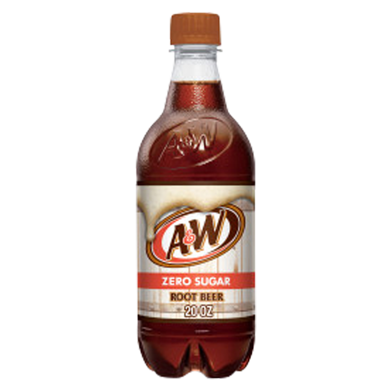 A&W Root Beer Zero Sugar 20oz Btl
