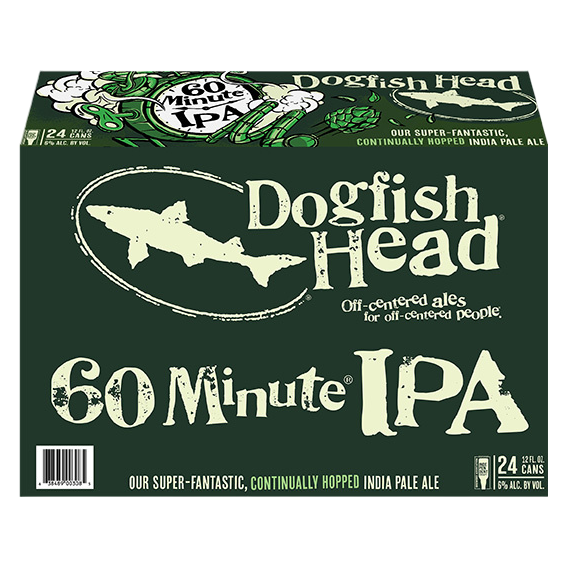 Dogfish Head Beer 60 Minute IPA (12 fl. oz. Can, 24pk.)