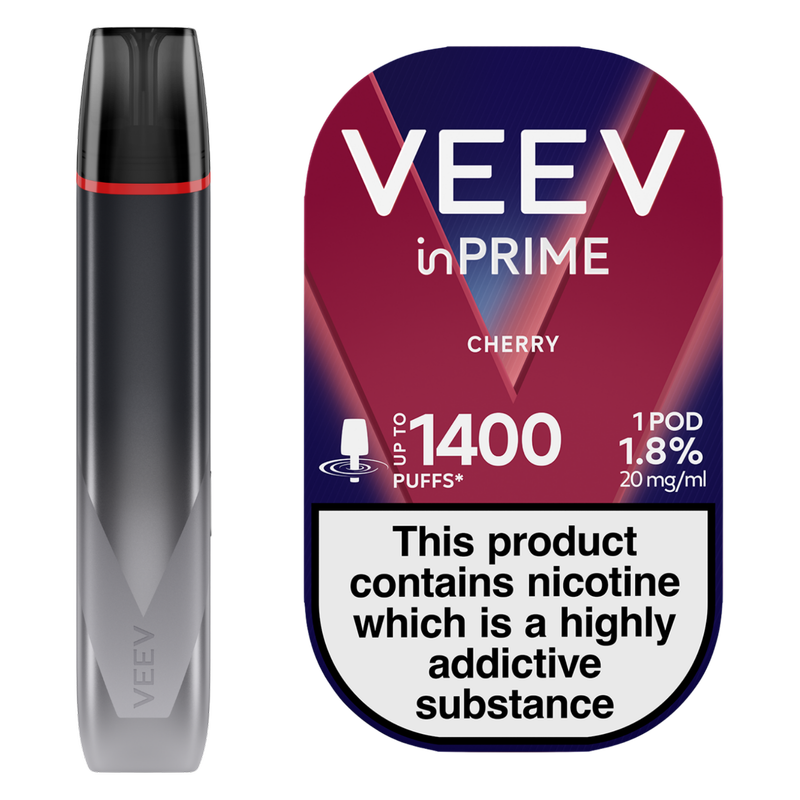 veev one cherry VEEV ONE Prefilled Pod Kit with FREE Pod| Vape UK main image 0