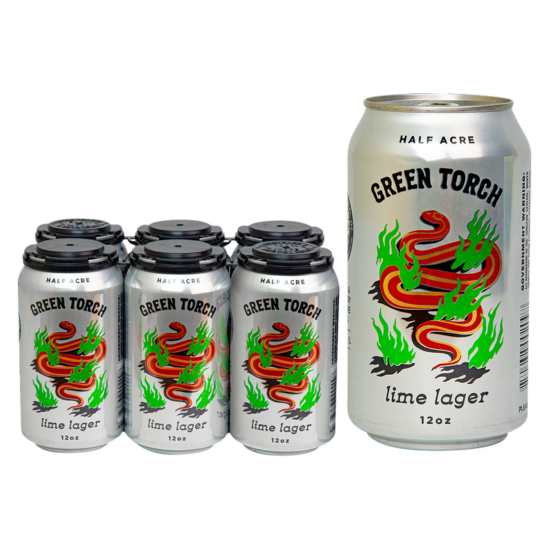 Half Acre Green Torch Lime 6pk 12oz Can 4.5% ABV