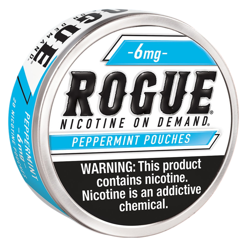 Rogue Peppermint Nicotine Pouches, 6mg
