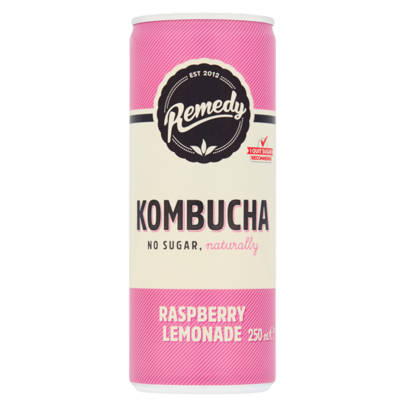 Remedy Kombucha Raspberry Lemonade, 250ml