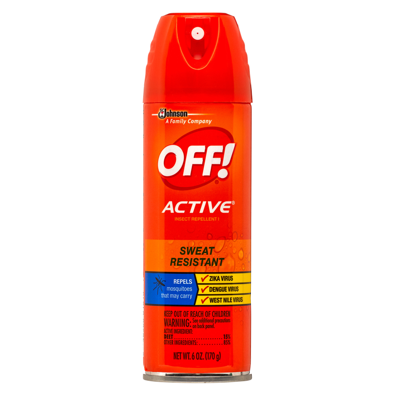 OFF Active Sweat Resistant Insect Repellent 6oz