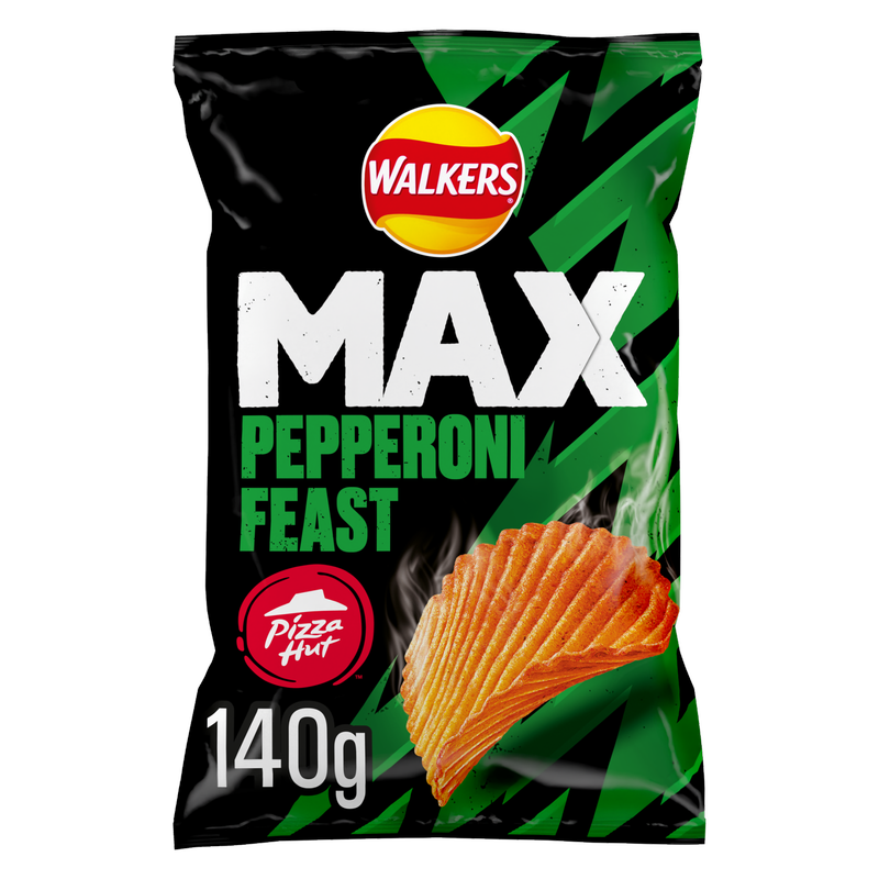 Walkers Max Pizza Hut Pepperoni, 140g