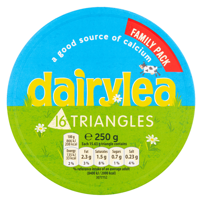 Dairylea Regular Triangles, 250g