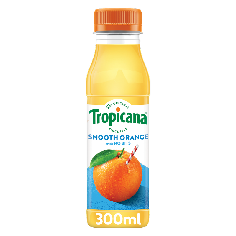 Tropicana Orange Juice Smooth, 300ml