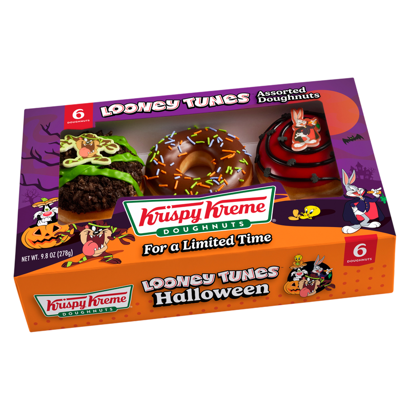 Krispy Kreme Looney Tunes Halloween Collection Doughnuts - 6ct