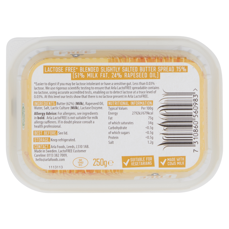 Arla Lactofree Spreadable, 250g