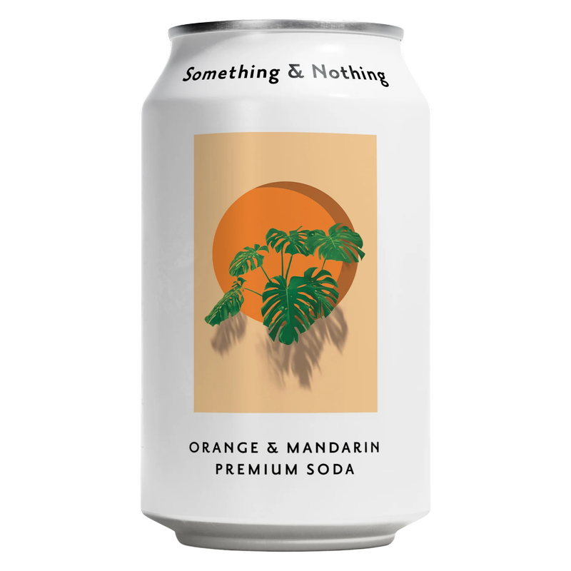 Something & Nothing Orange & Mandarin Premium Soda, 330ml