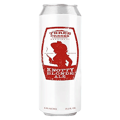 Three Creeks Brewing Knotty Blonde Ale Single 19.2oz Can