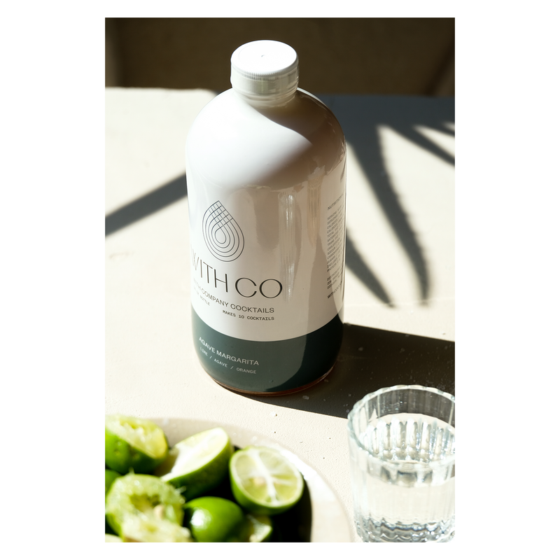WithCo Cocktails Agave Margarita Non-Alcoholic Cocktail Mixer 16oz Bottle
