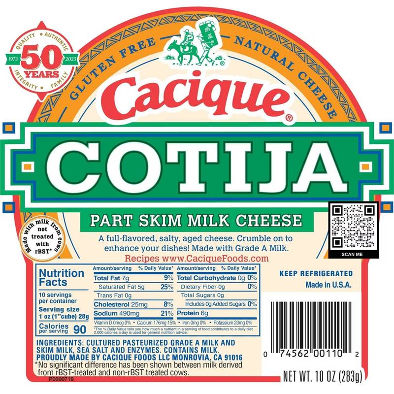 Cacique Cotija Cheese - 10oz