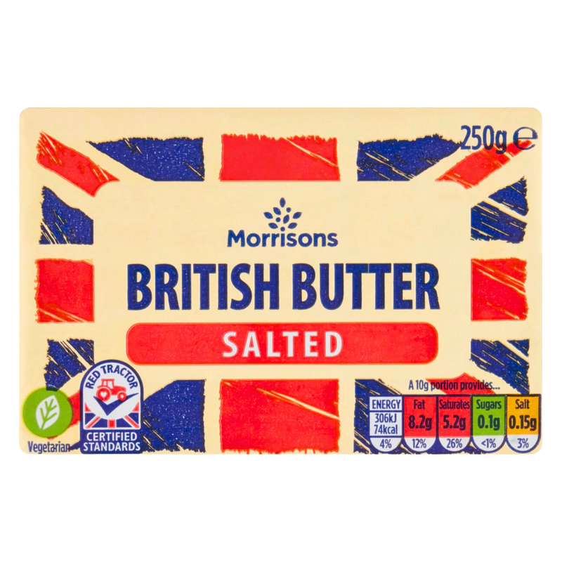 Morrisons Salted British Butter, 250g