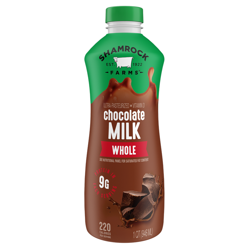 Shamrock Farms Whole Chocolate Milk 32oz