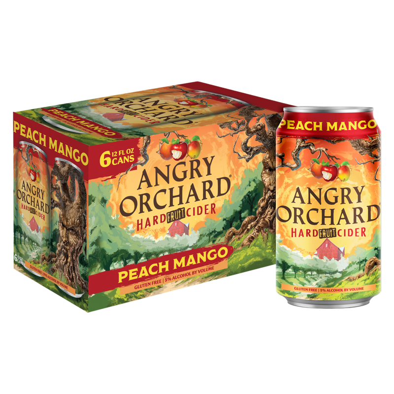Angry Orchard Peach Mango Hard Cider (6PKC 12 OZ)