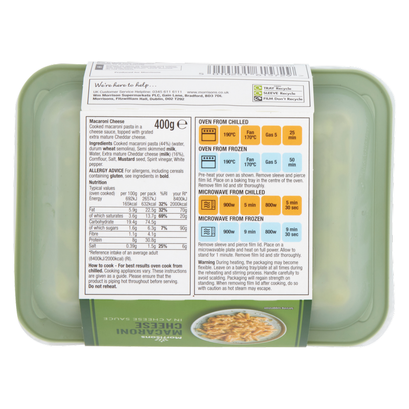 Morrisons Macaroni Cheese in a Cheese Sauce, 400g