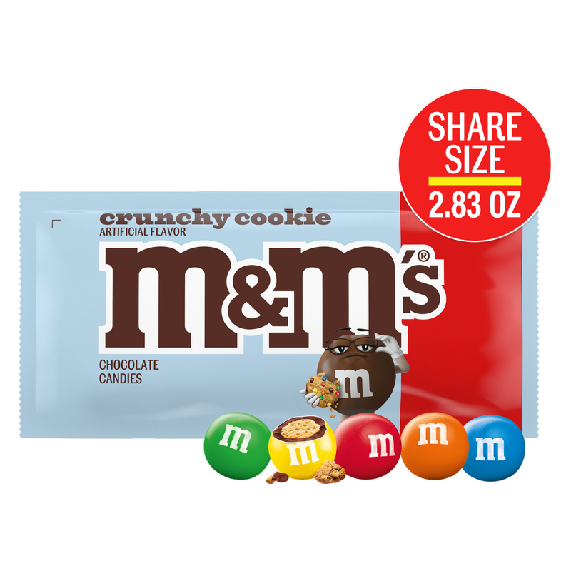 M&Ms Crunchy Cookie Candies Share Size 2.83oz