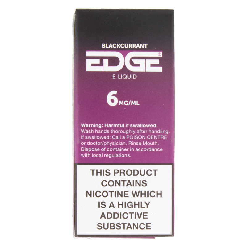 Edge Blackcurrant E-Liquid 6mg/ml, 10ml