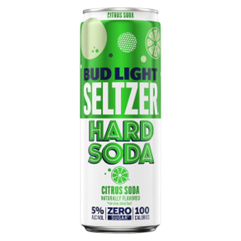 Bud Light Seltzer Hard Soda Citrus Single 12oz Can 5.0% ABV