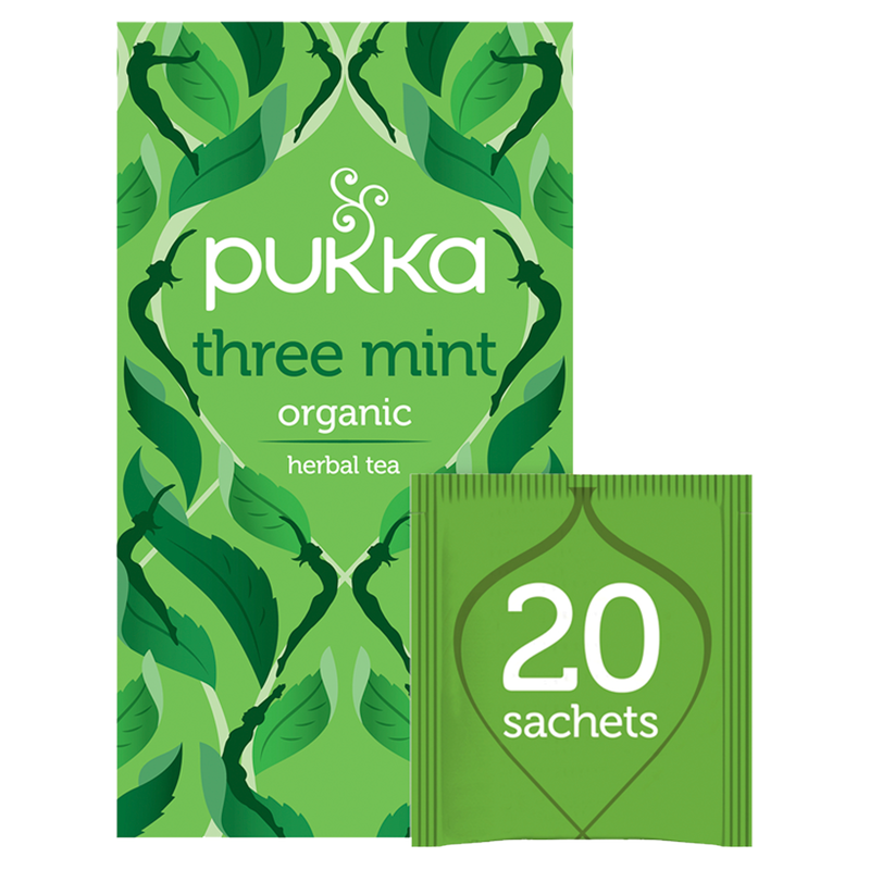 Pukka Three Mint Tea, 20pcs