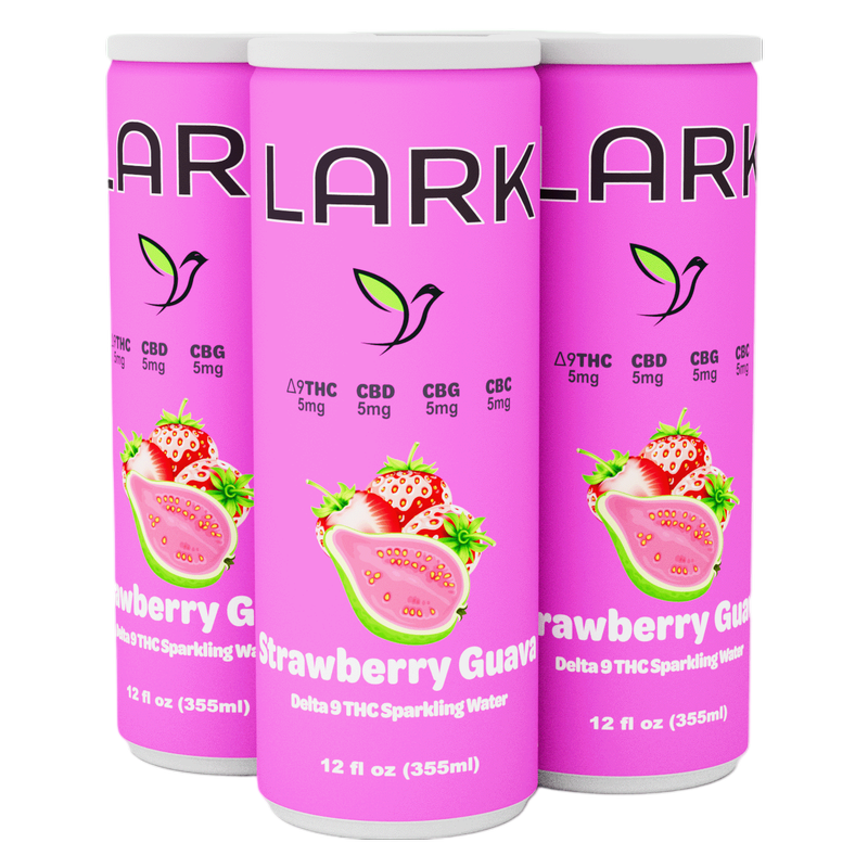 Lark THC 5mg Strawberry-Guava  Seltzer 4pk 12oz Can