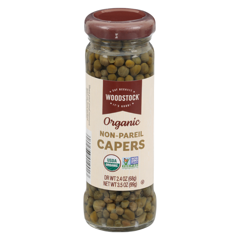 Woodstock Organic Capers 3.5 oz