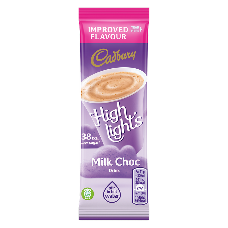 Cadbury Highlights Milk Hot Chocolate, 11g