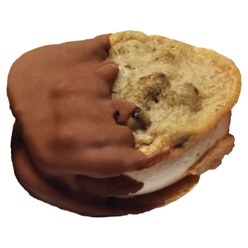 Manhattan Beach Creamery Cream’Wich Cookie Chocolate Dipped Vanilla 5oz