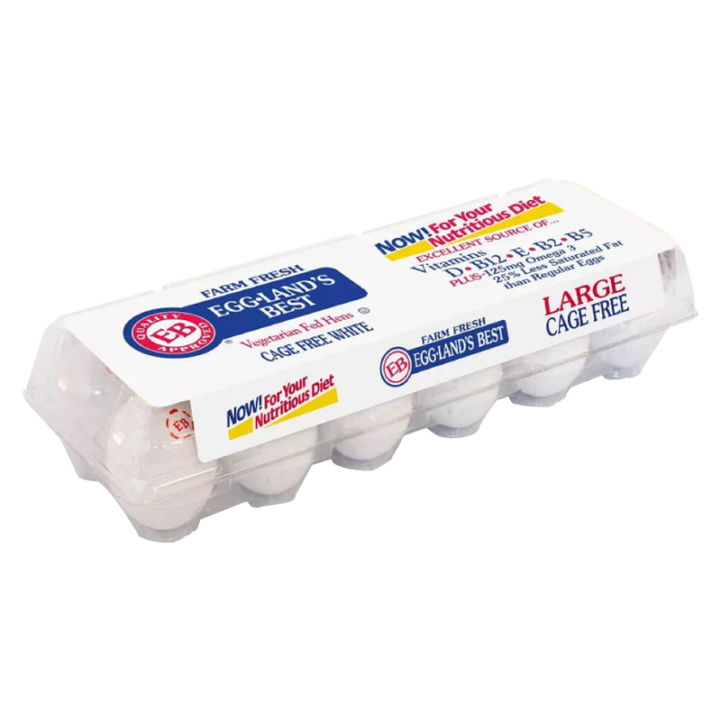 Eggland's Best Large Cage Free White Eggs - 12ct