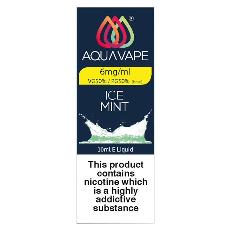 AquaVape Ice Mint 6mg/ml, 10ml
