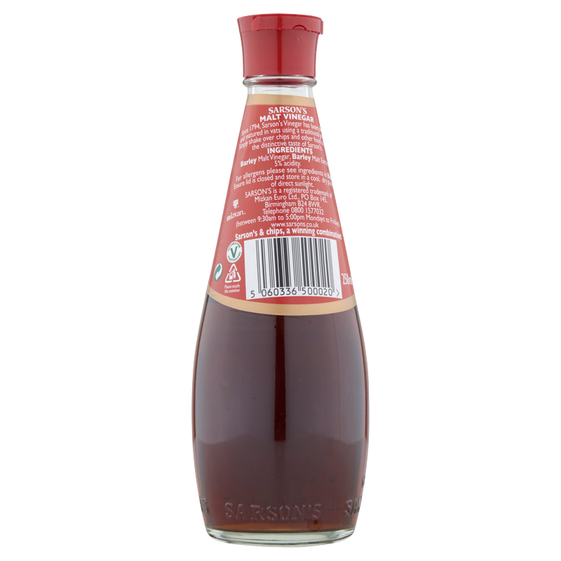 Sarson's Malt Vinegar, 250ml
