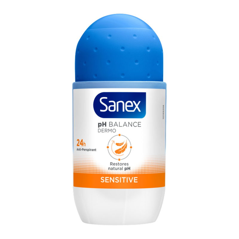 Sanex Dermo Sensitive Roll-On Deodorant, 50ml