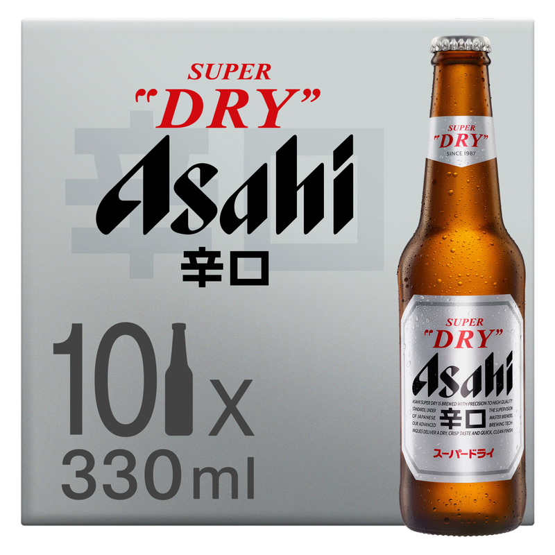 Asahi Super Dry, 10 x 330ml