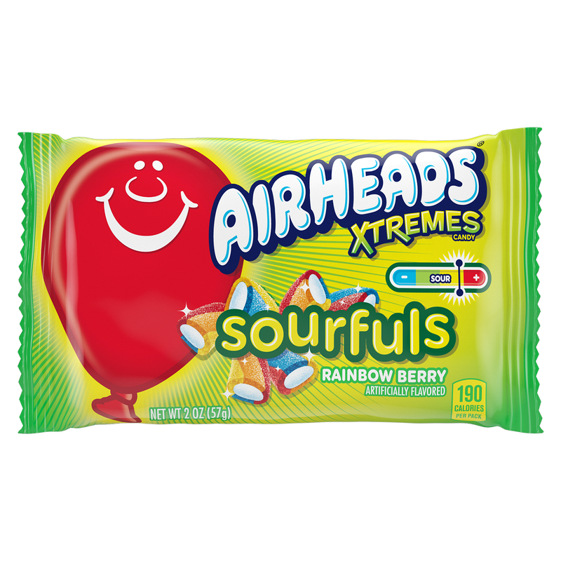Airheads Xtremes Sourfuls Rainbow Berry Bites 2oz
