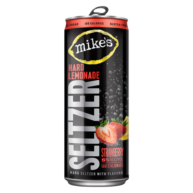 Mike's Hard Lemonade Strawberry Seltzer Single 12oz Can 5.0% ABV