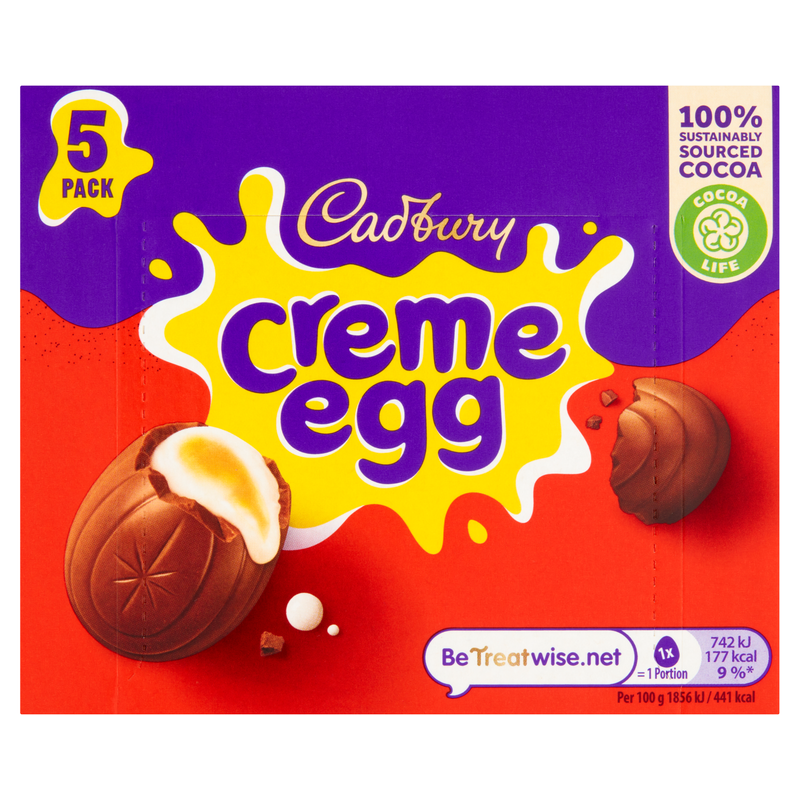 Cadbury Creme Egg, 5 x 28g