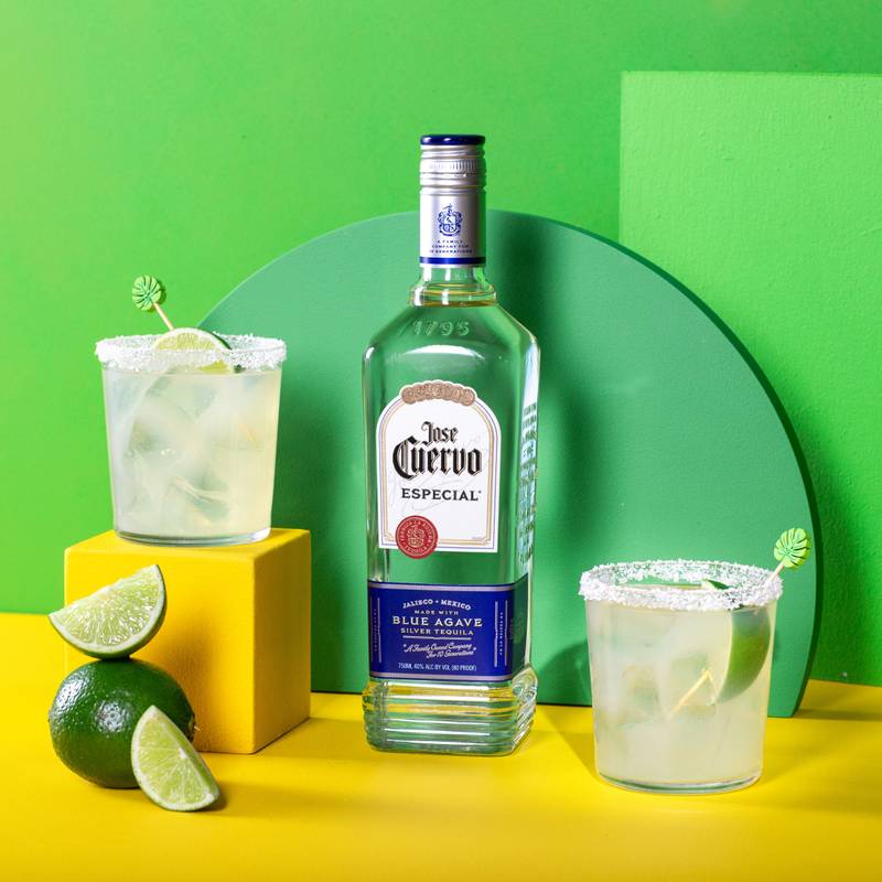 Jose Cuervo Especial Silver with Margarita Mix Tequila 750ml (80 Proof)