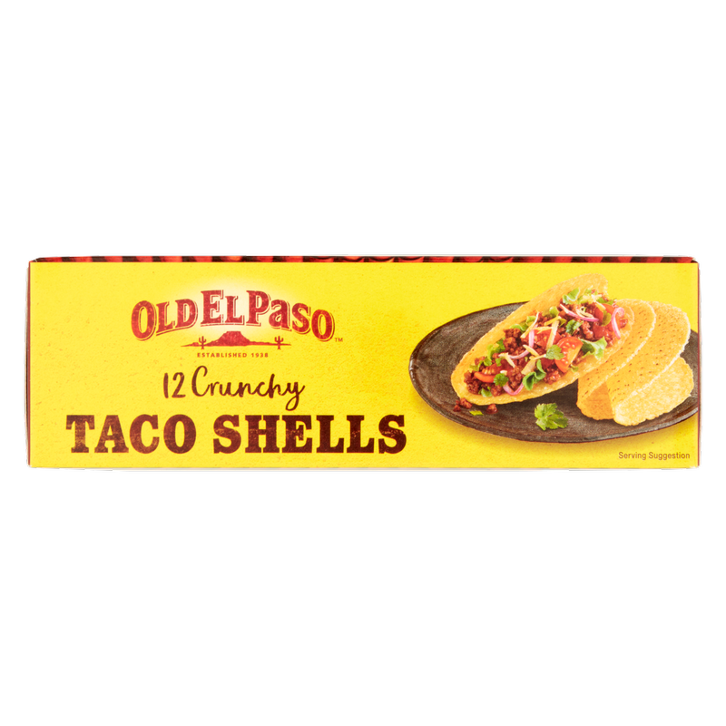 Old El Paso 12 Crunchy Taco Shells, 156g