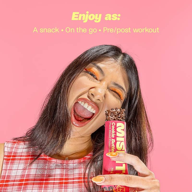 Misfits Plant-Based Cookie Butter Protein Bar Case 15 CT