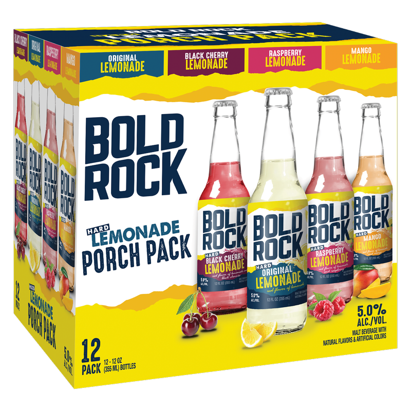 Bold Rock Hard Lemonade Porch Pack 12pk 12oz
