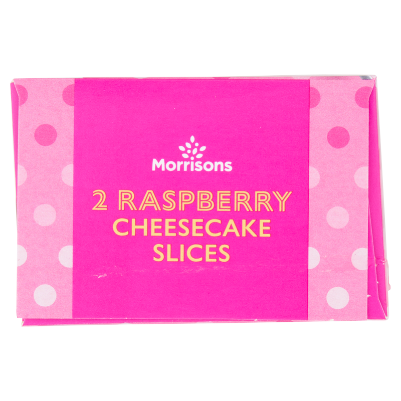 Morrisons 2 Raspberry Cheesecake Wedges, 2pcs