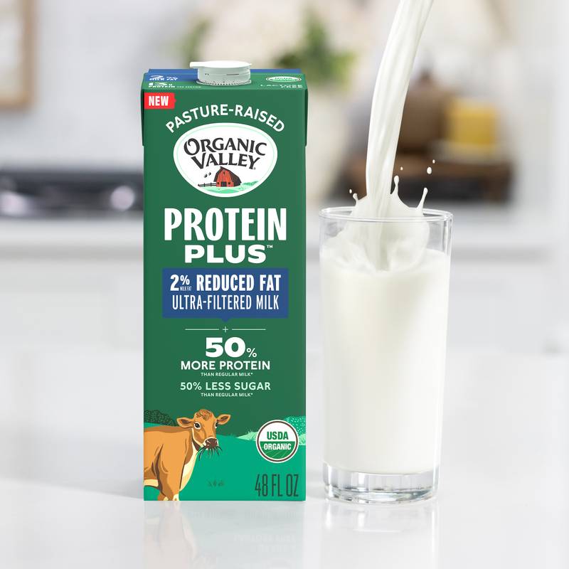 Organic Valley Protein+ 2% Milk 48oz Ctn - Delivered In As Fast As