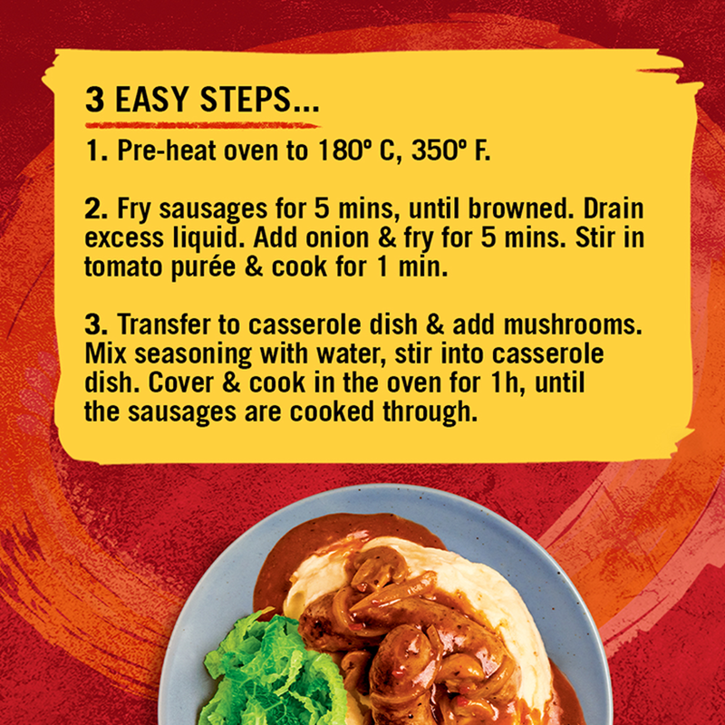 Schwartz Sausage Casserole Recipe Mix, 35g