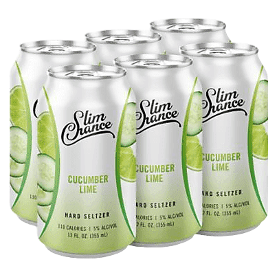 Slim Chance Hard Seltzer Cucumber Lime 6pk 12oz Can