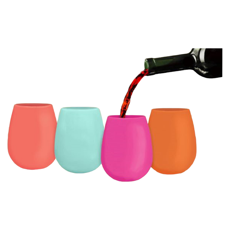 Shark Skinzz Silicone Stemless Cups 12 oz